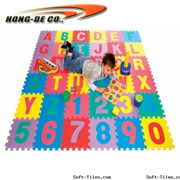 Discount children playmat with alphabet in numbers