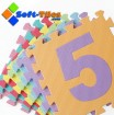 Eco-friendly Number Puzzle Mat with 0-9