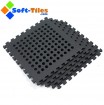 BLACK 60*60cm holes foam eva square interlocking